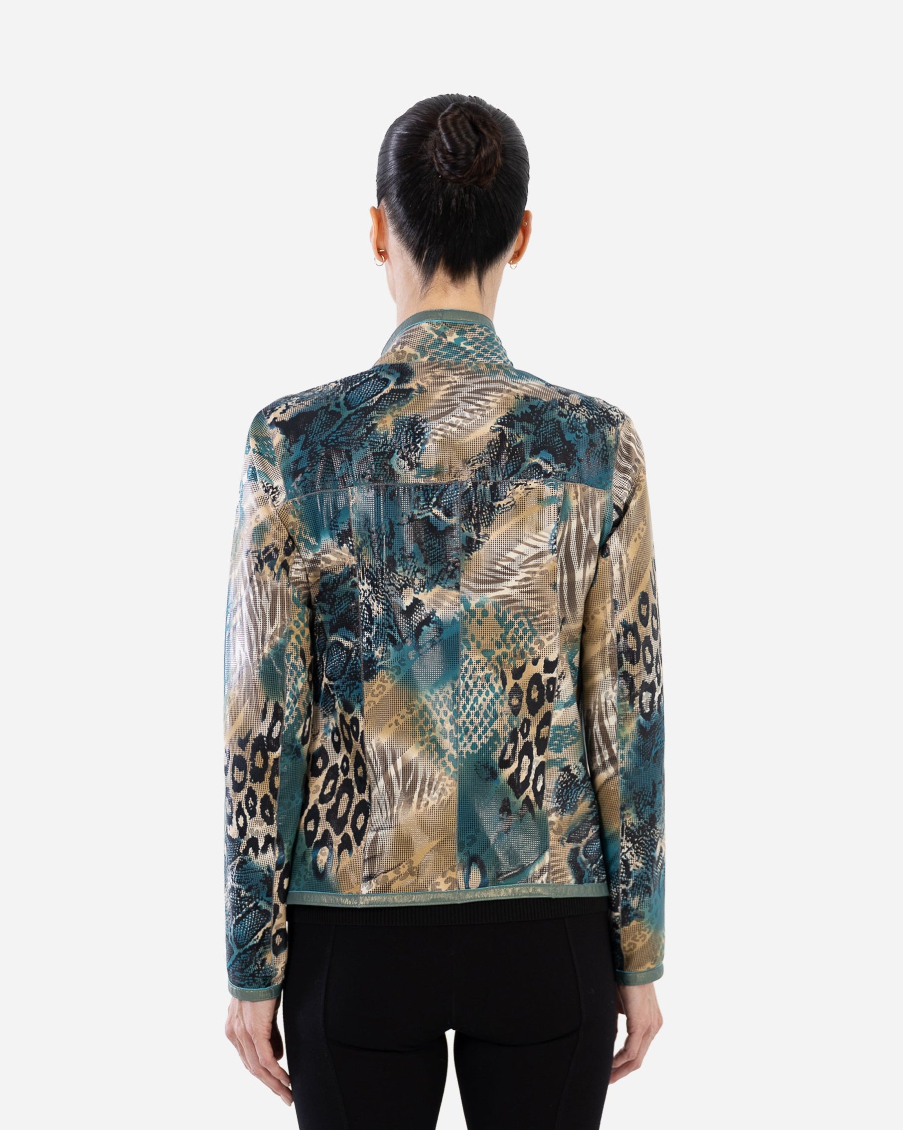 Rita reversible Leather Jacket